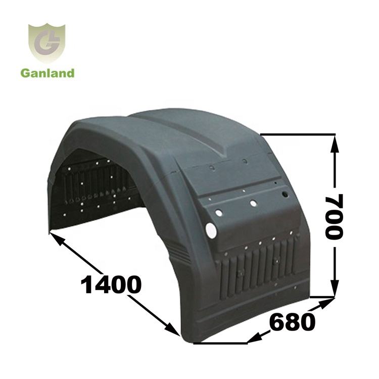 New Hot-selling Plastic Single Axle Mud Flaps for Semi Trucks