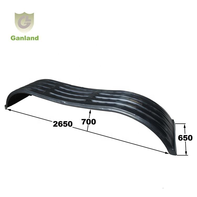 Customized Plastic Full Tandem Fender Truck Mudguard