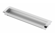 Aluminium handle 326/1 C=160mm aluminium/chrome