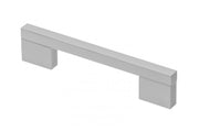 Aluminium handle A18 C=128mm aluminium
