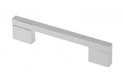 Aluminium handle A18 C=128mm chrome