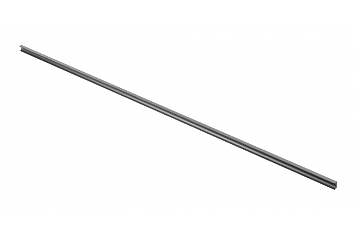 Furniture handle GTV GROOVE, C=3x352 mm, L=1200 mm, Al, matt black