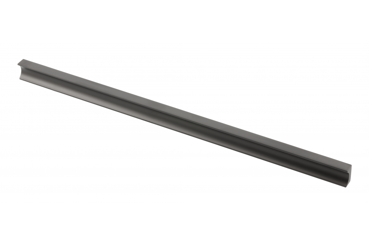 Furniture handle GTV GROOVE, C=320 mm, L=360 mm, Al, matt black