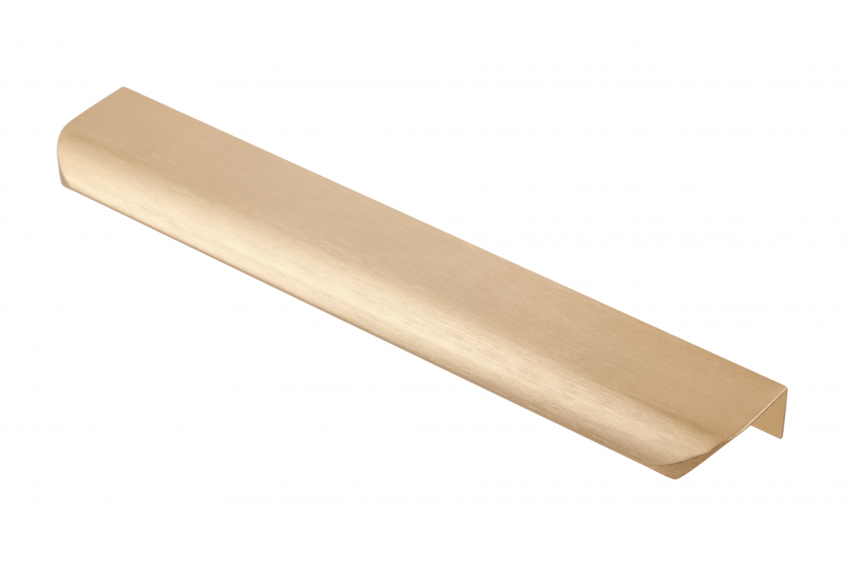 Aluminium handle HEXA C=192 mm brushed gold