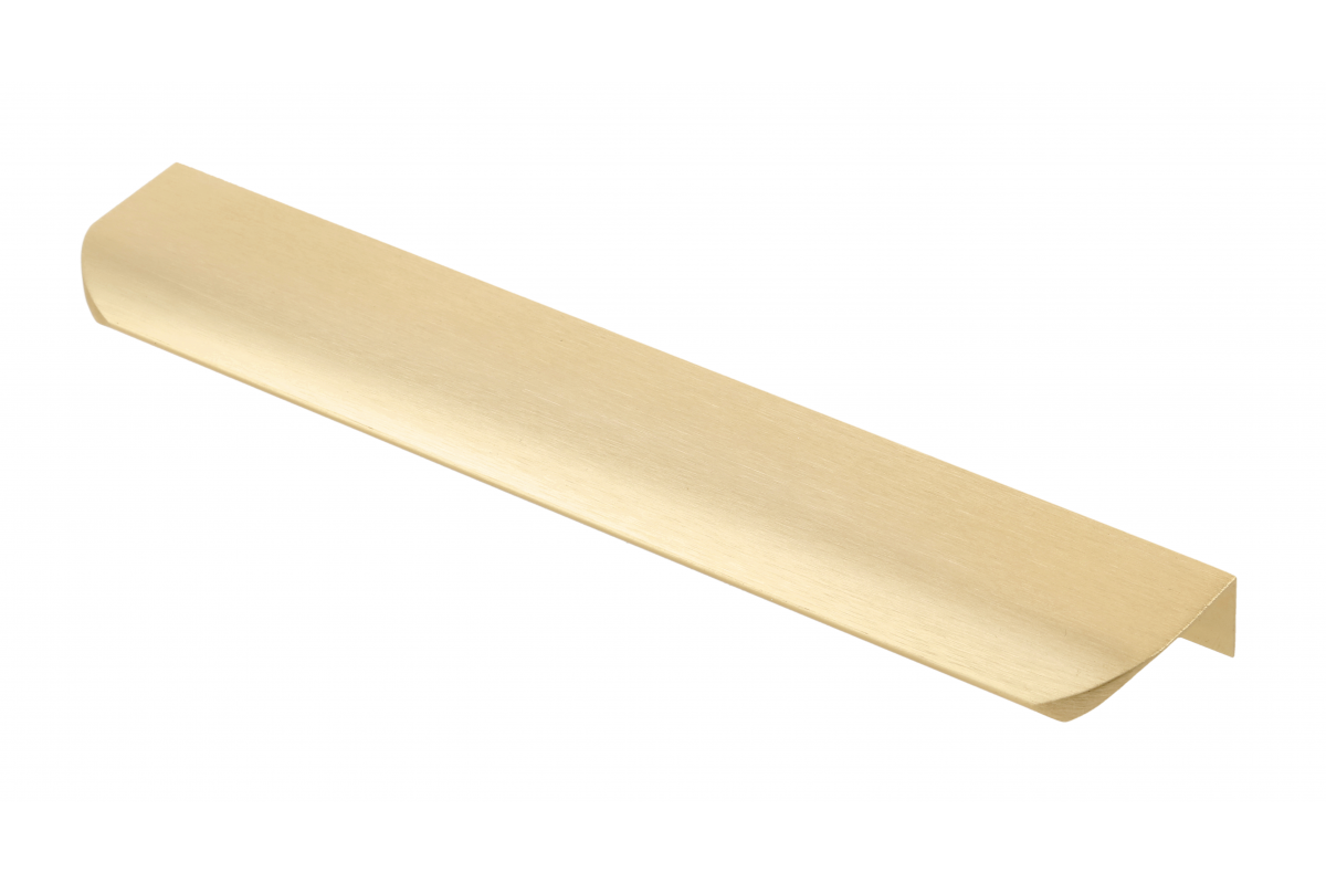 Aluminium handle HEXA C=192 mm light brushed gold