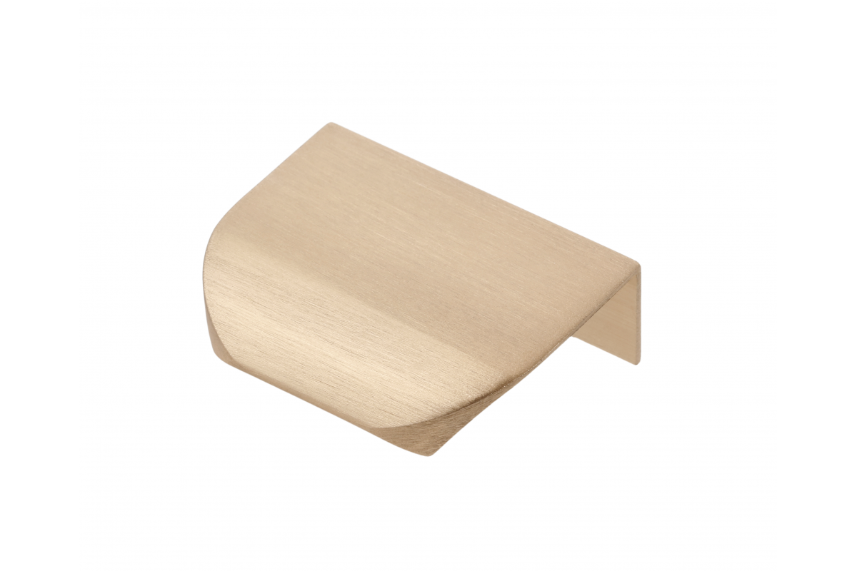 Aluminium handle HEXA C=32 mm brushed gold