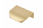 Aluminium handle HEXA C=32 mm light brushed gold