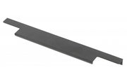 Aluminum handle LIND C = 256/296/18 mm black mat
