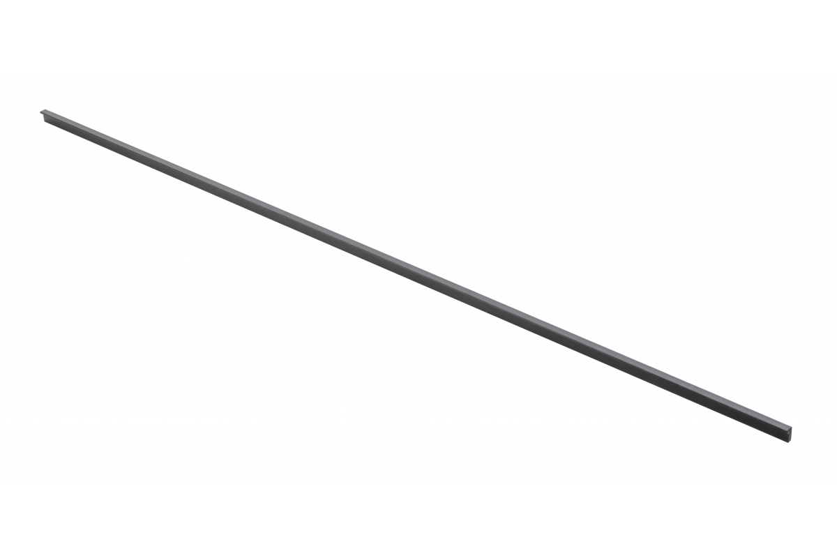 Furniture handle GTV PILLAR, C=3x352 mm, L=1200 mm, Al, matt black