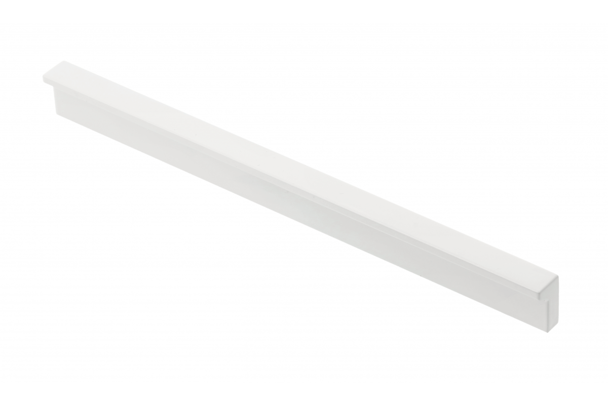 Furniture handle GTV PILLAR, C=160 mm, L=190 mm, Al, white matt