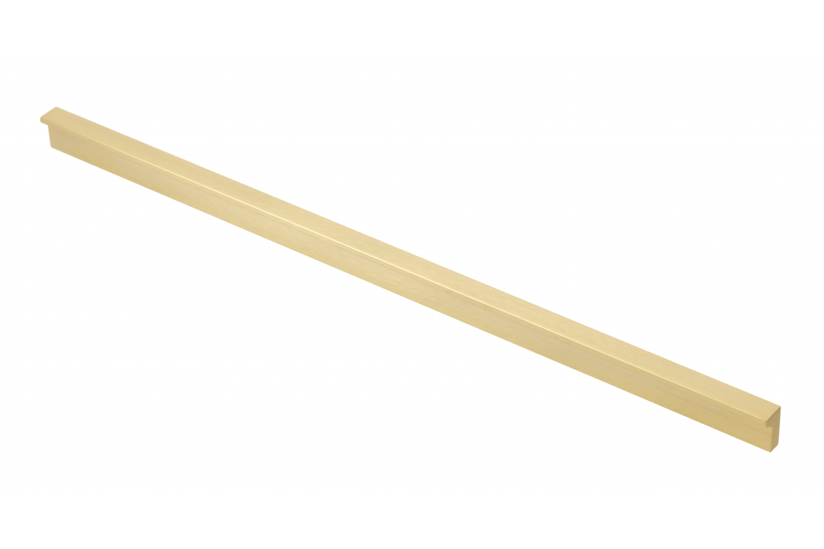 Furniture handle GTV PILLAR, C=320 mm, L=360 mm, Al, light brushed gold