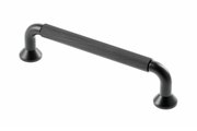 Aluminium handle STRUCTURE C=128 matt black