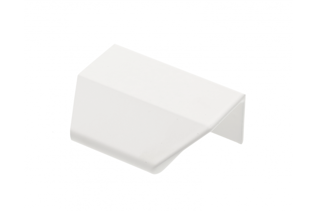 Furniture handle GTV TREX CROSS, C=32 mm, L=50 mm, Al, white matt