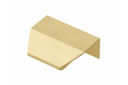 Furniture handle GTV TREX CROSS, C=32 mm, L=50 mm, Al, light brushed gold