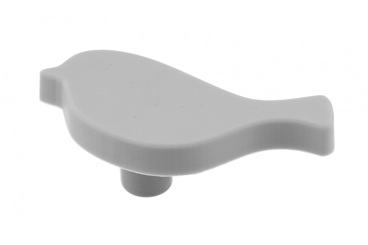 Rubber handle Twitt gray