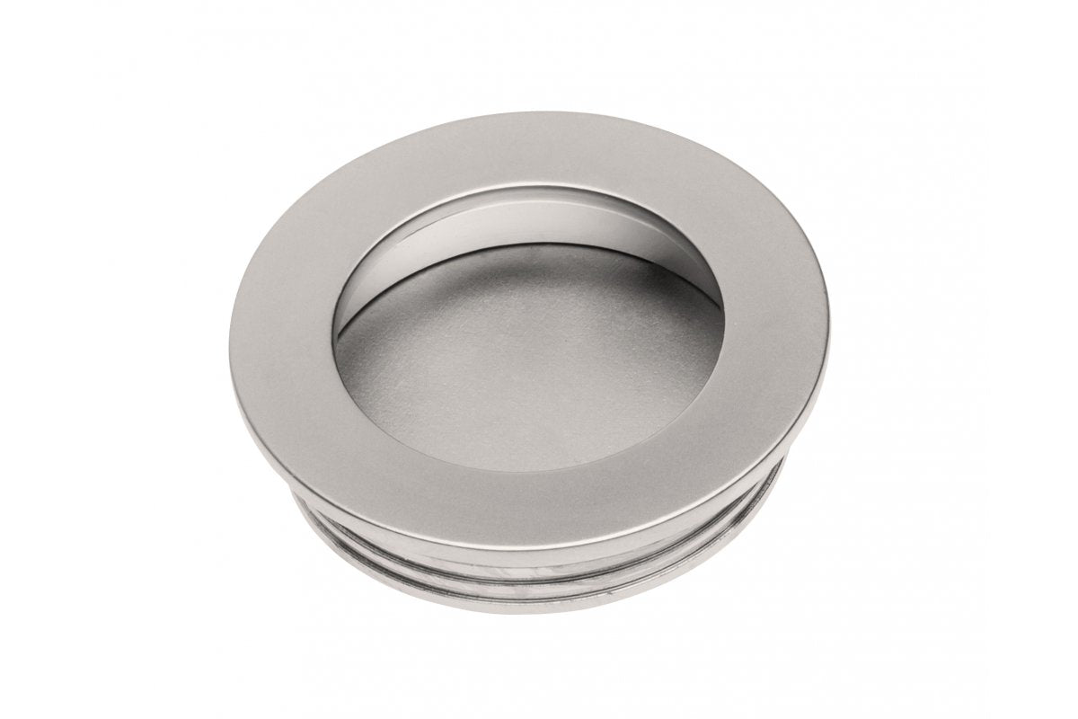 Zamak flush pull handle B224 round brass