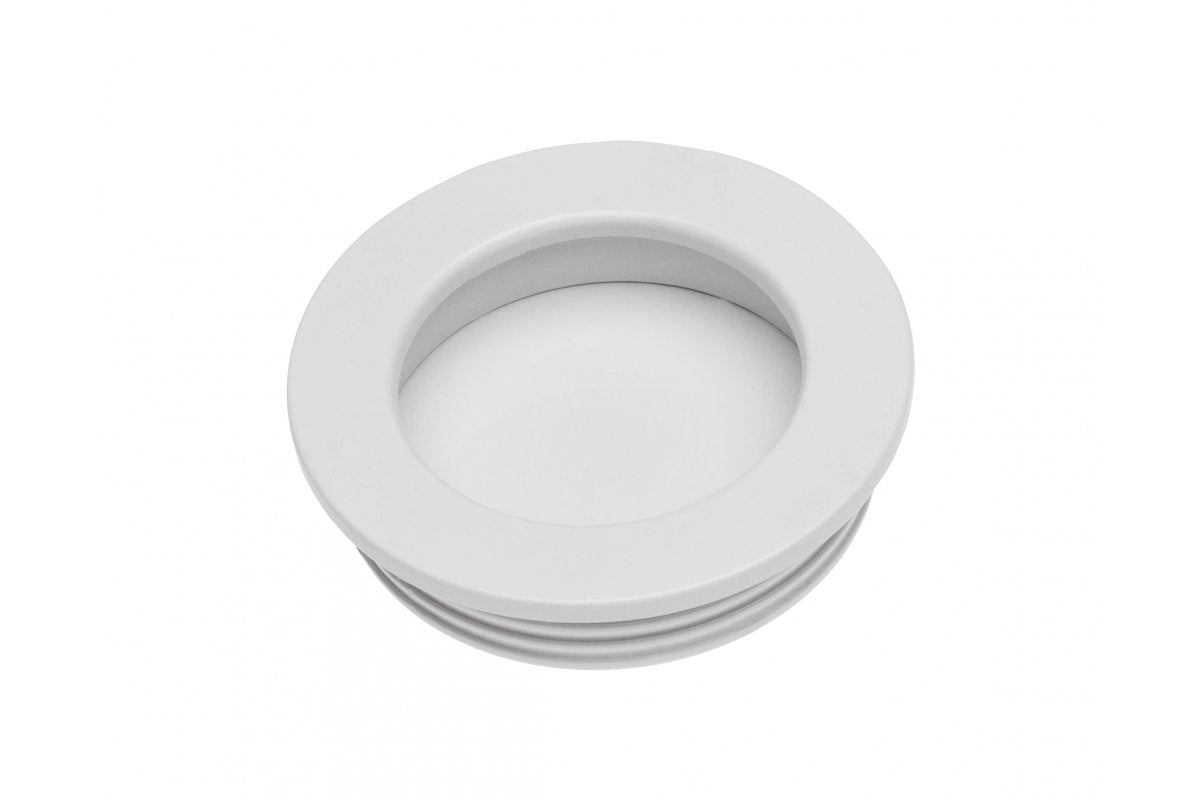 Zamak flush pull handle B224 round white
