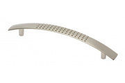 Zamak handle 14 C=128mm satin