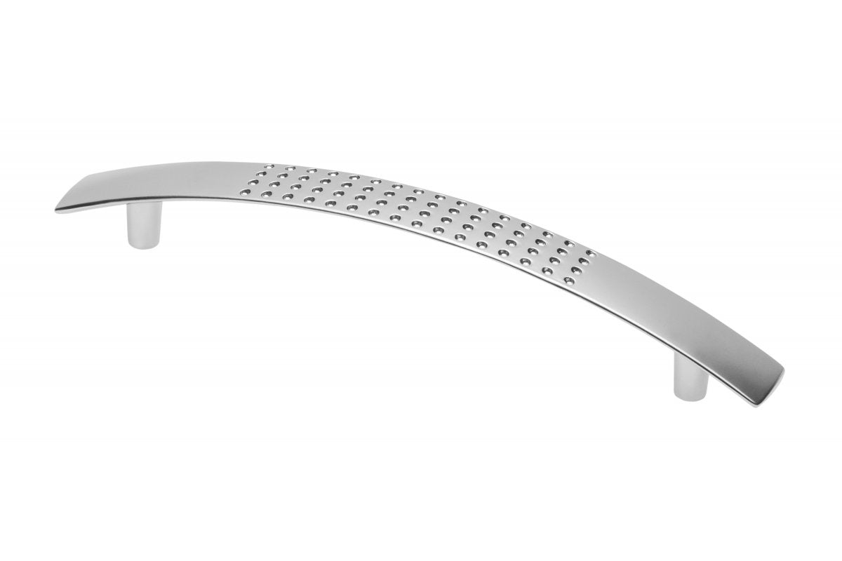 Zamak handle 14 C=128mm aluminium