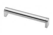 Zamak handle 335 C=160mm brushed steel