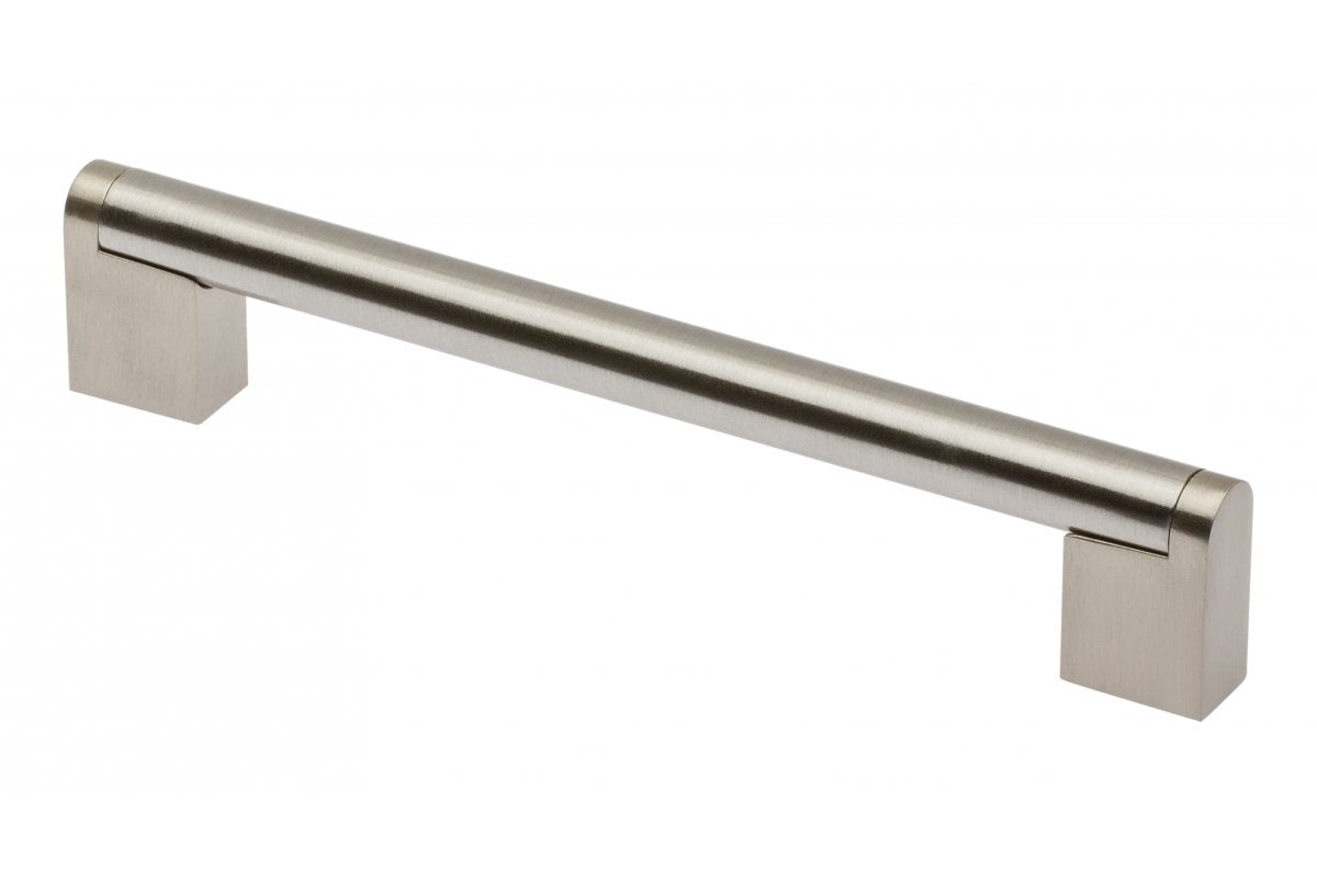 Zamak handle 336 C=192mm brushed steel