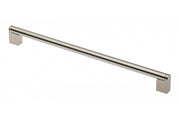 Zamak handle 336 C=320mm brushed steel