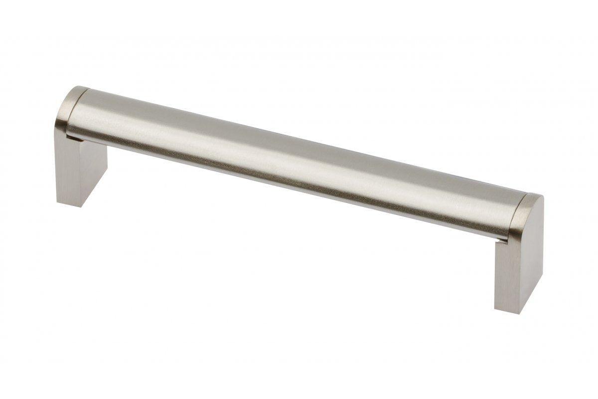 Zamak handle 682 C=128mm brushed steel