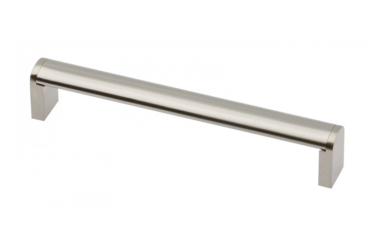 Zamak handle 682 C=160mm brushed steel