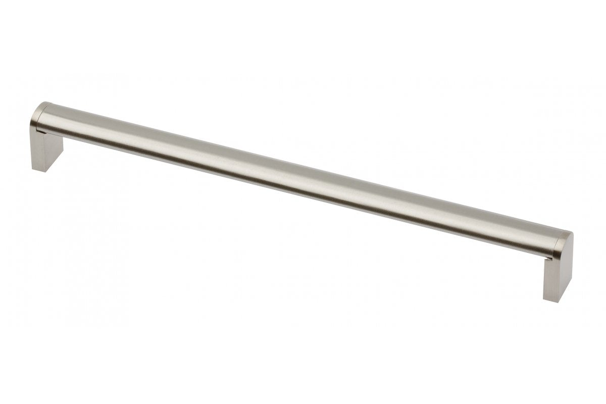 Zamak handle 682 C=256mm brushed steel