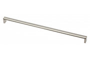 Zamak handle 682 C=416mm brushed steel