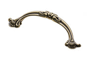 Zamak handle APRILIA C=96mm antique brass