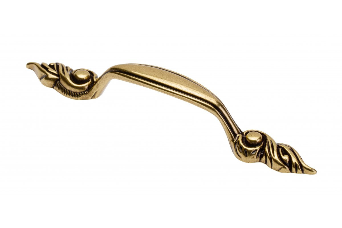 Zamak handle AREZO C=96mm antique brass