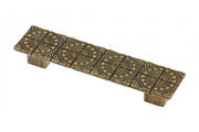 Zamak handle AZTEK C=128mm antique brass