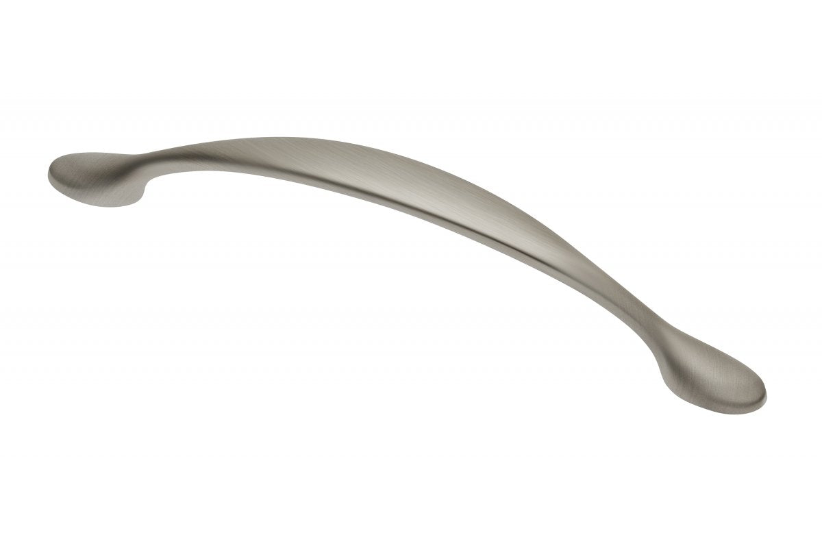 Zamak handle CAMAIO C=128mm brushed steel