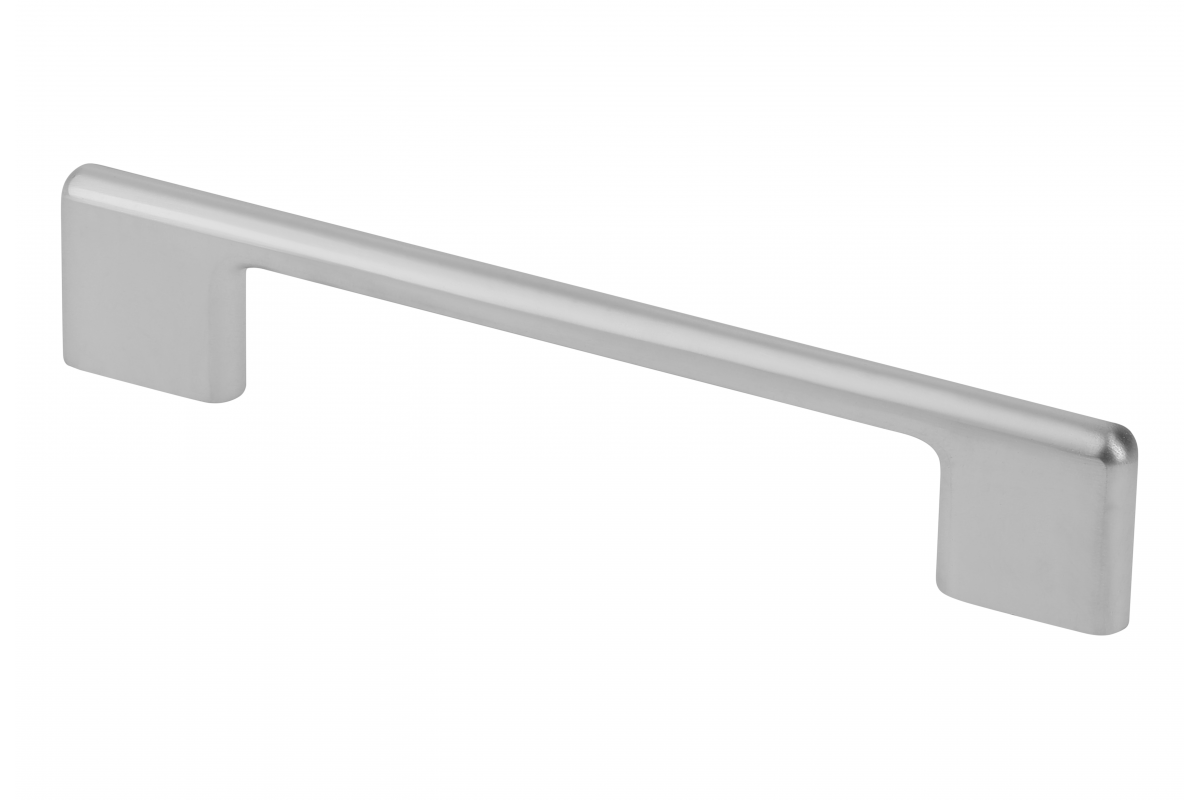 Zamak handle CAPRI, C= 128 mm, aluminum