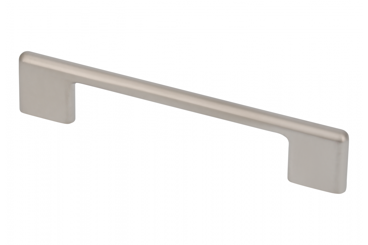 Zamak handle CAPRI, C= 128 mm, inox