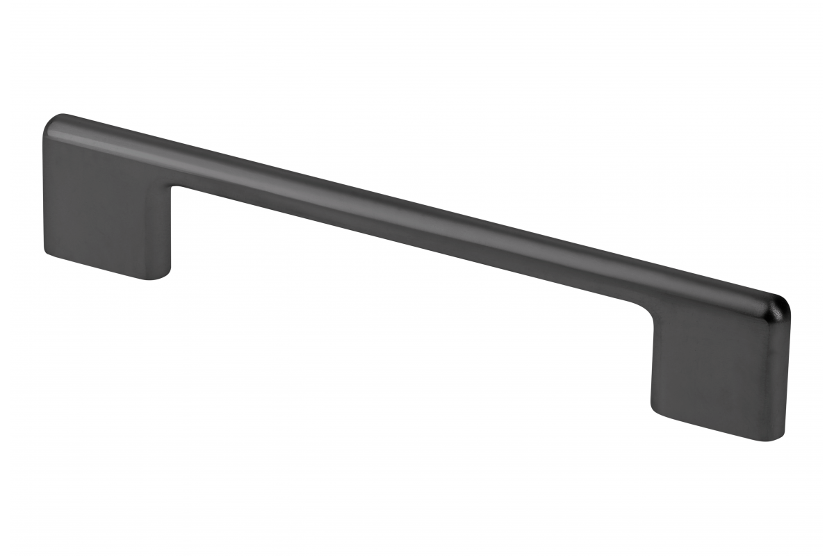 Zamak handle CAPRI, C = 256 mm, matt black
