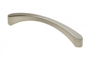 Zamak handle Shape art CLEO C=128mm brushed steel