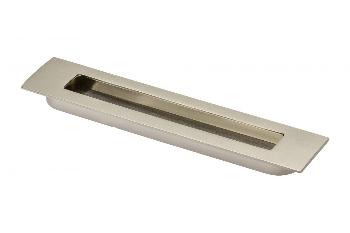 Zamak handle E6 C=160mm brushed steel