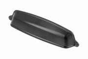 Zamak handle EVER C = 128 mm black matt