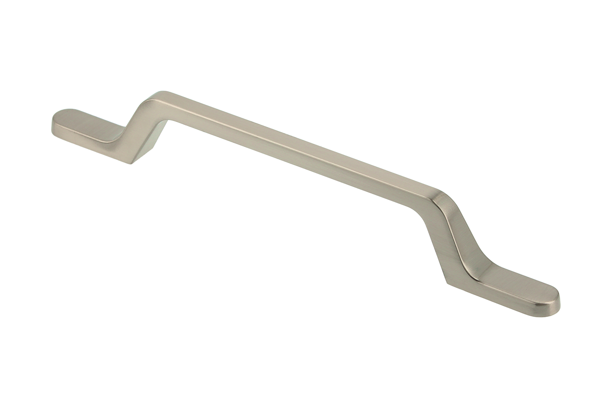 Zamak handle FLAVIO C=160 mm inox