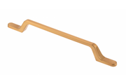 Zamak handle FLAVIO C=128 mm gold brass