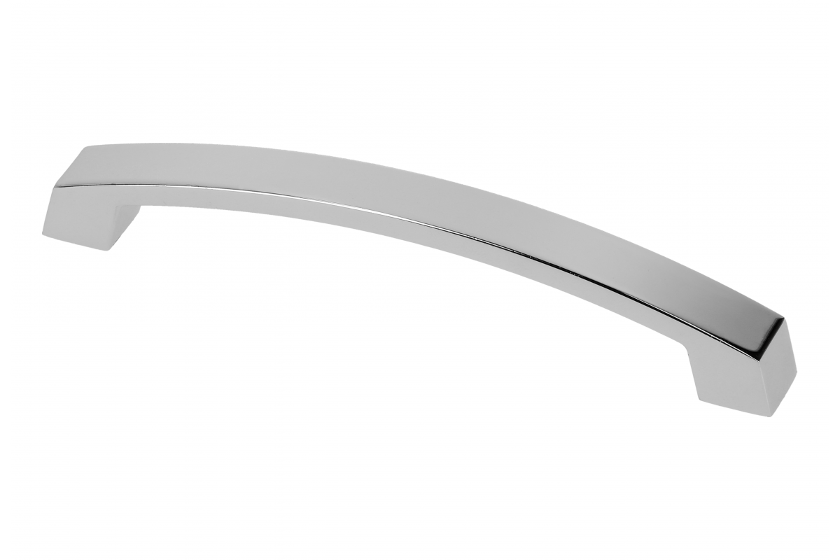 Zamak handle G0, C= 128 mm, chrome