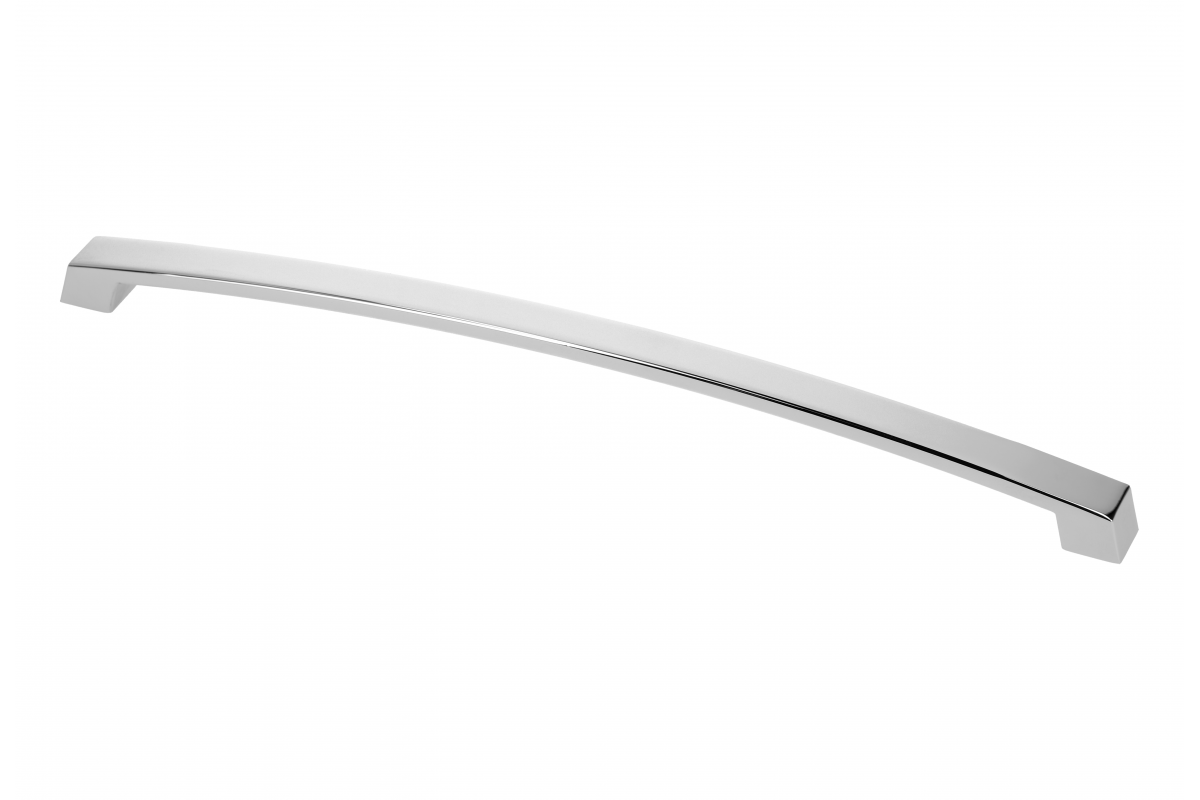 Zamak handle G0, C= 256 mm, chrome