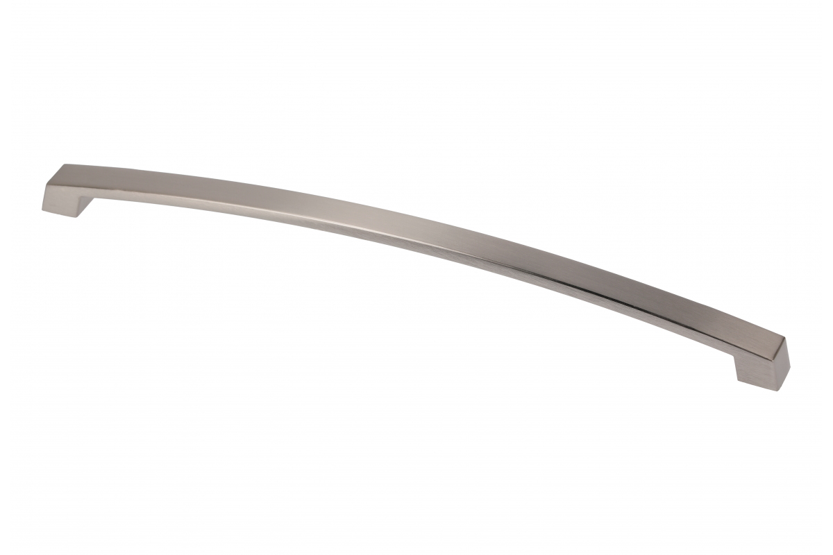 Zamak handle G0, C= 256 mm, inox