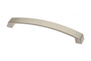 Zamak handle G1 C=128mm brushed steel