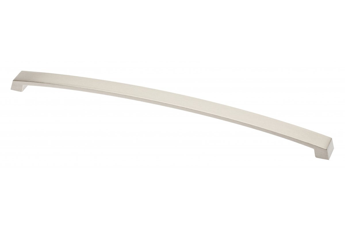 Zamak handle G1 C=320mm brushed steel