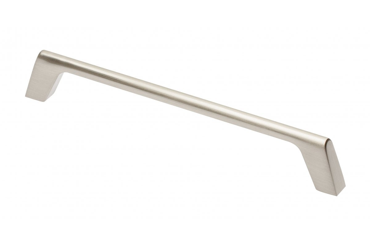 Zamak handle G2 C=160mm brushed steel