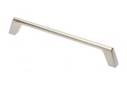 Zamak handle G2 C=160mm brushed steel