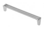 Zamak handle Shape art GANZA C=160mm aluminium